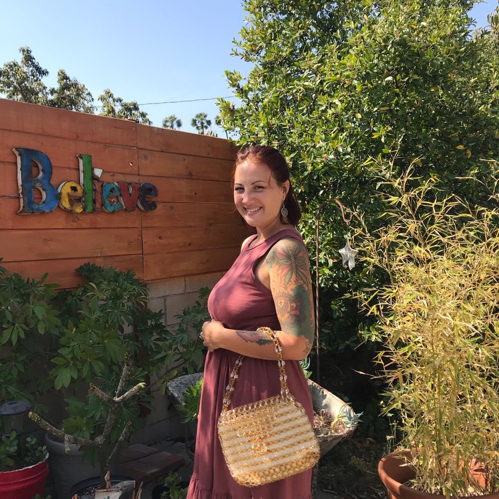Vintage Beaded Bag🧡 - Picture 10 of 11